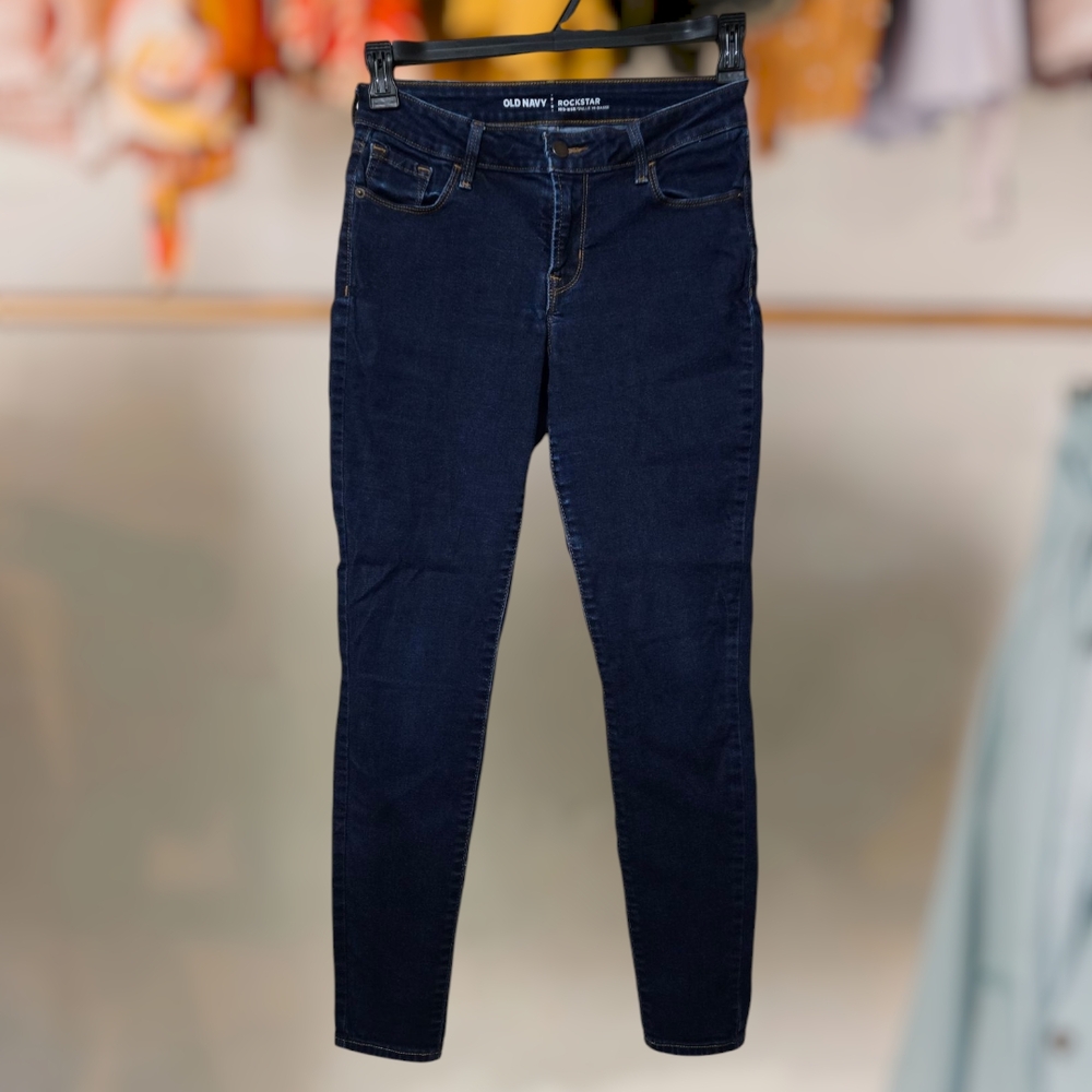 Old Navy Women's Dark Blue Jeans